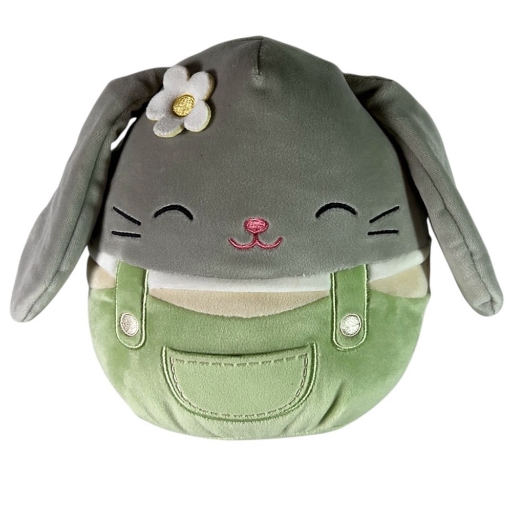 Squishmallows Blake the Bunny Rabbit in Overalls Easter 2024 Exclusive - Picture 7 of 8